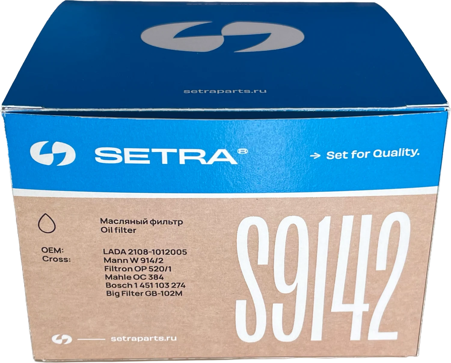 Фильтр масляный SETRA S9142 — S9142