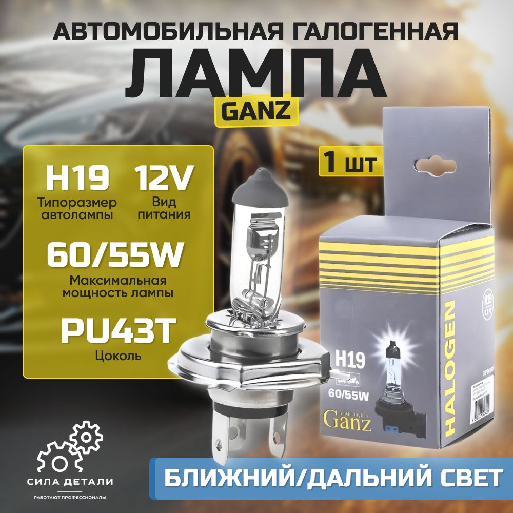 Лампа автомобильная GANZ GIP06091 — GIP06091