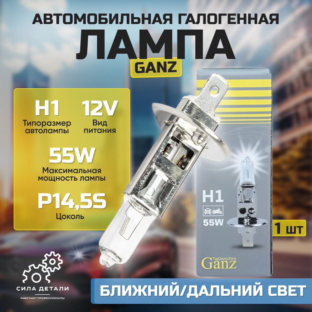 Лампа автомобильная GANZ GIP06001 — GIP06001