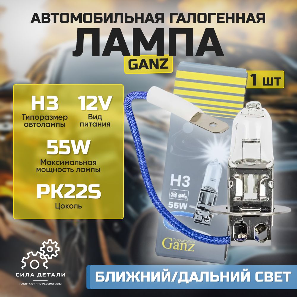 Лампа автомобильная GANZ GIP06005 — GIP06005