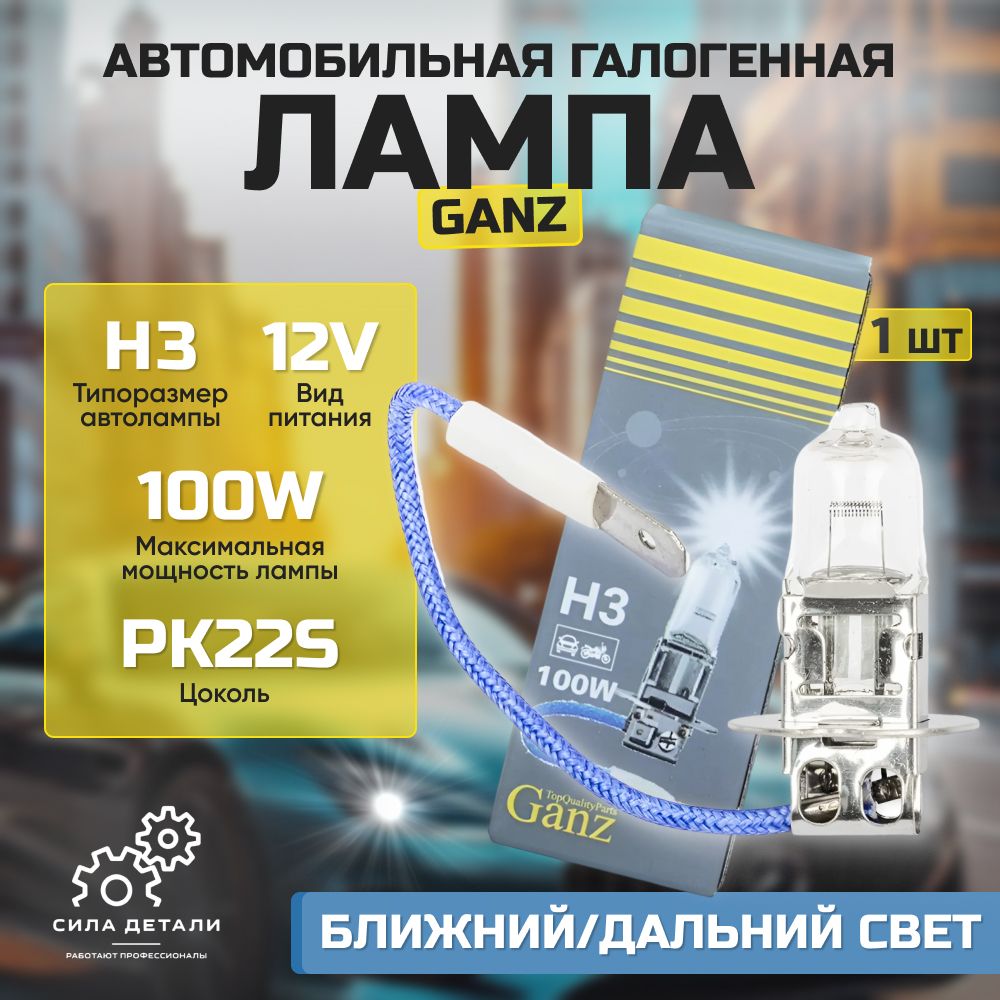Лампа автомобильная GANZ GIP06006 — GIP06006