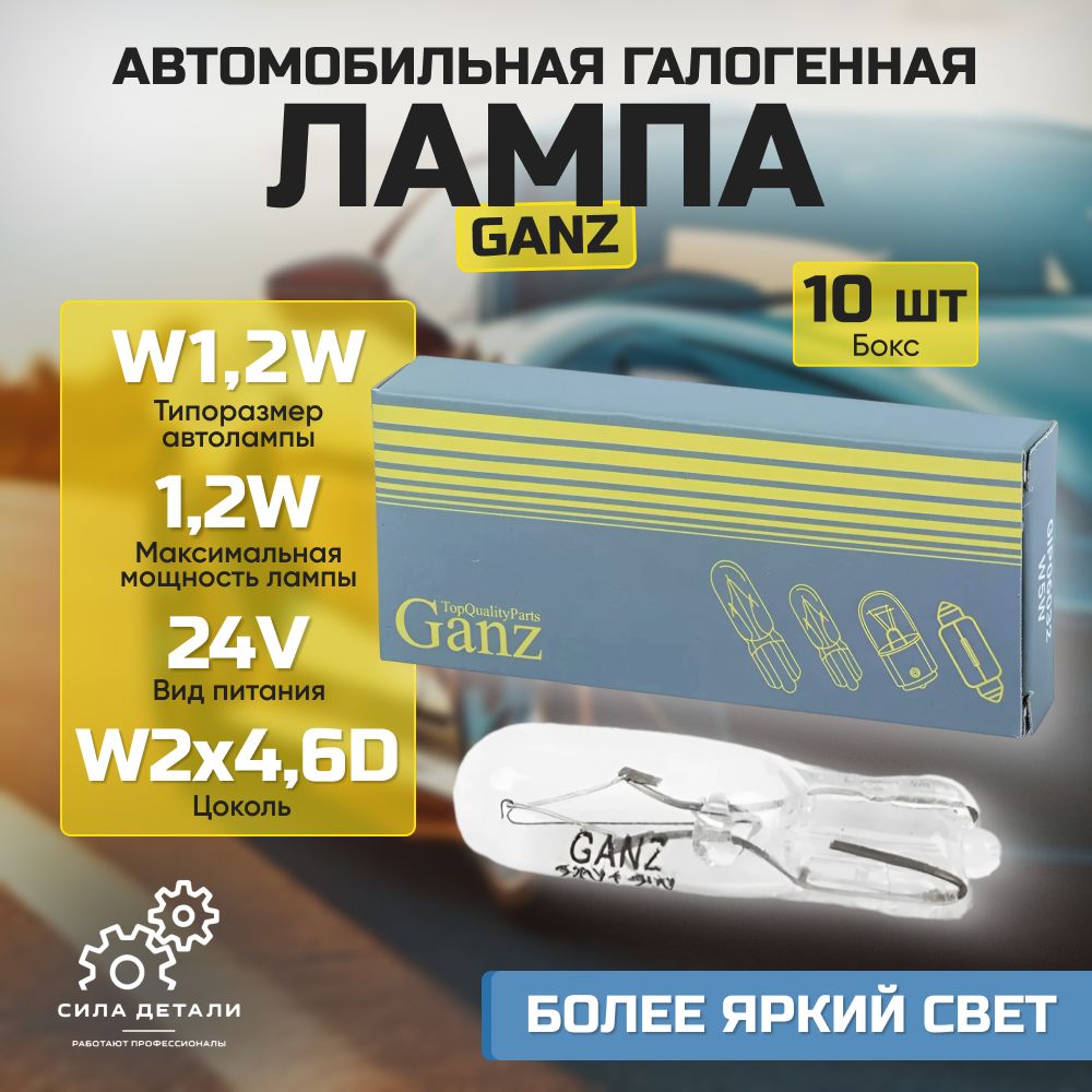 Лампа автомобильная GANZ GIP0602510 — GIP0602510