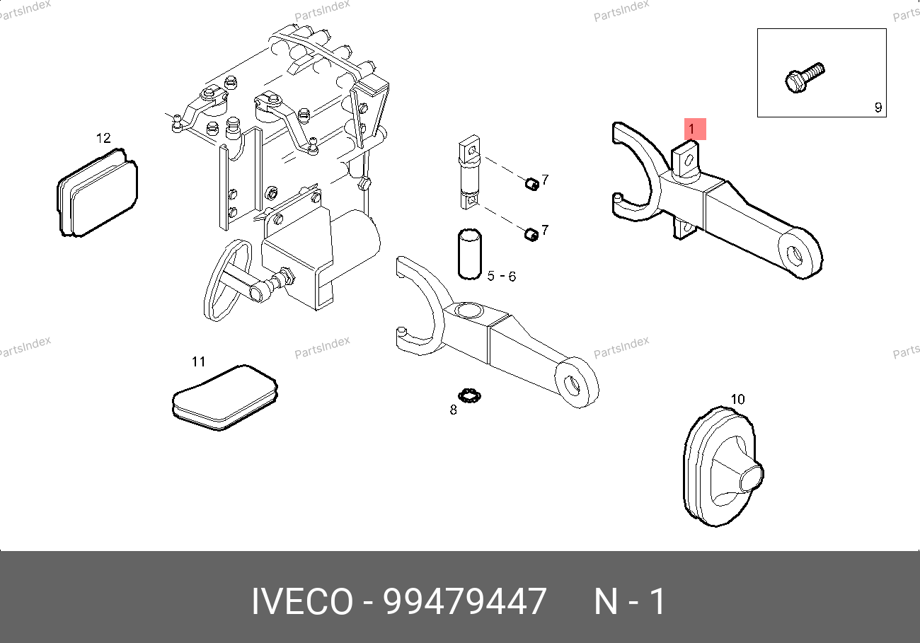 Вилка сцепления — IVECO 99479447 — 99479447