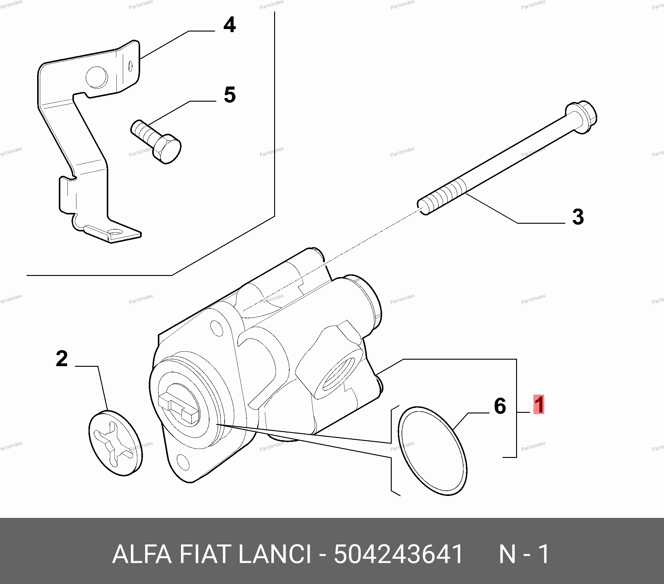 Насос ГУРа (3.0) — FIAT 504243641 — 504243641