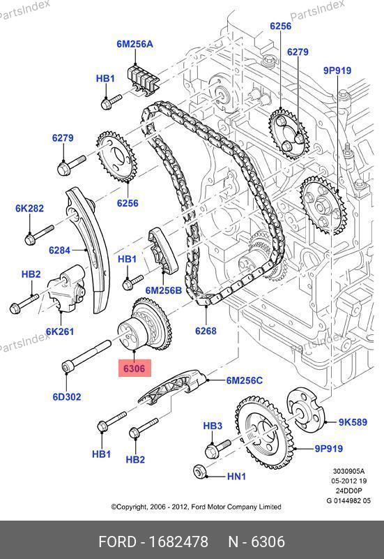 Звездочка коленвала (не оригинал) — AVM AVM 1682478 — AVM 1682478
