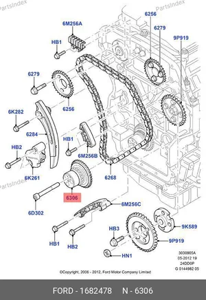 Звездочка коленвала (не оригинал) AVM 1682478 AVM — AVM 1682478