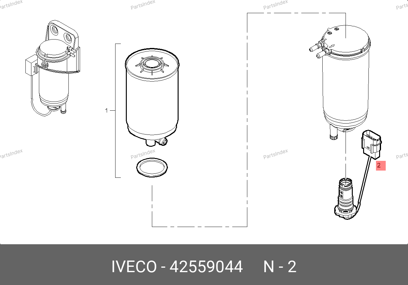 Фильтр IVECO 42559044 — 42559044