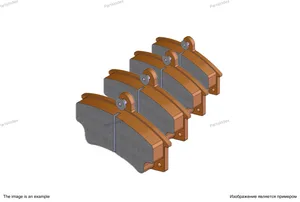 Колодки тормозные ГАЗель Некст ГАЗ Next (задние, дисковые) CMP4322 CAMPAR — CMP4322