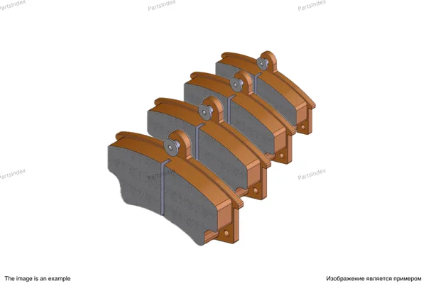 Колодки тормозные ГАЗель Некст ГАЗ Next (задние, дисковые) CMP4322 CAMPAR — CMP4322