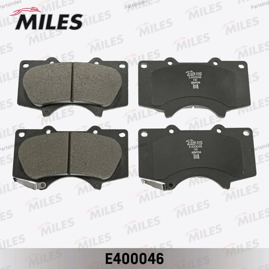 Колодки тормозные передние Sollers ST6 — MILES E400046 — E400046