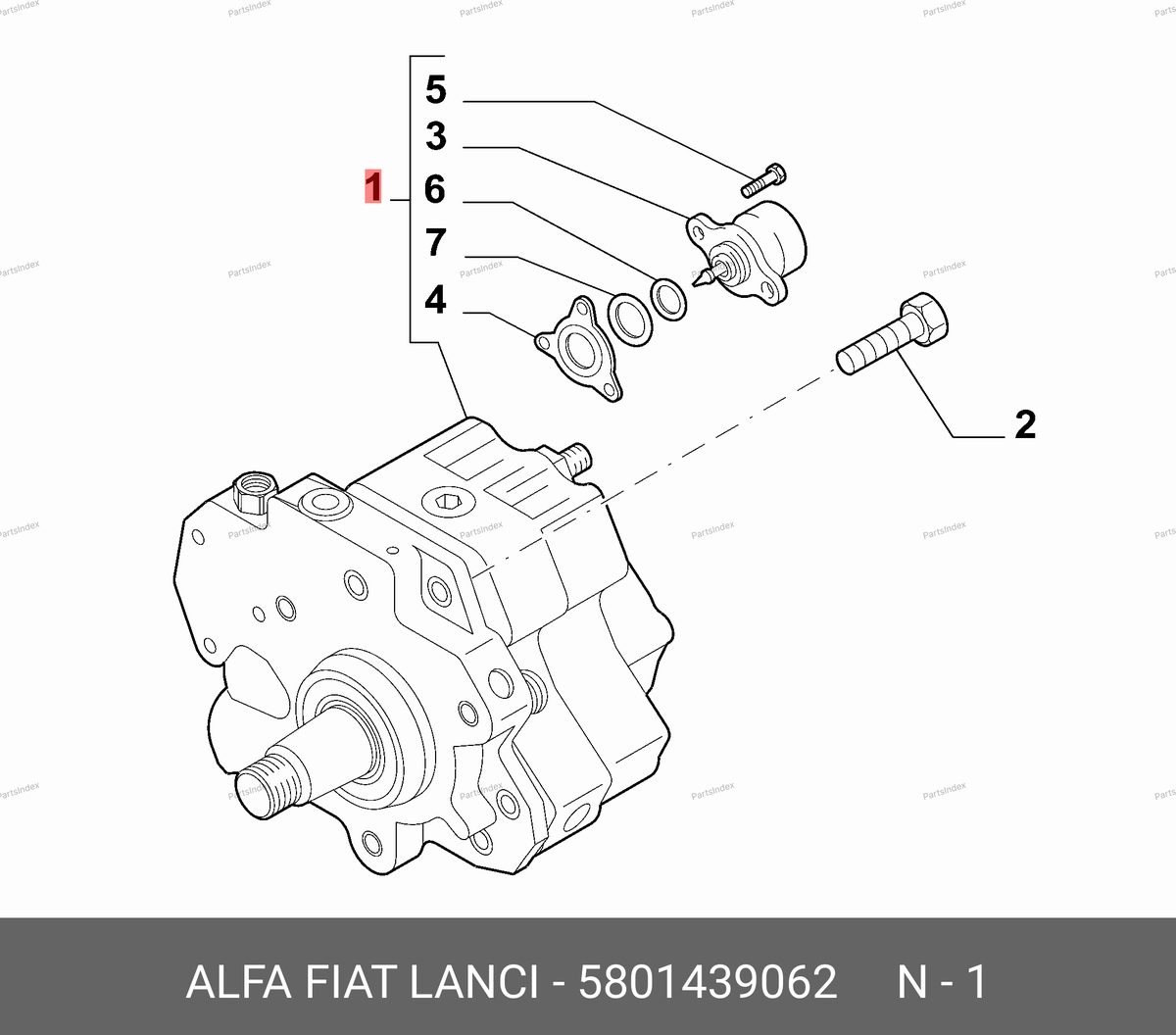 ТНВД (Fiat 290) — 5801439062 — 5801439062