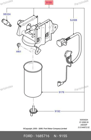 Фильтр Ford Transit FDR 9794 1685716 MONTAJ — FDR 9794 1685716
