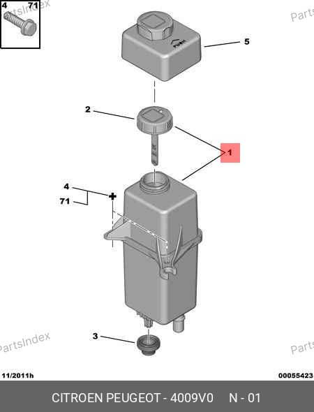 Бачок насоса ГУРа — SAMPART SMP 4009.V0 — SMP 4009.V0