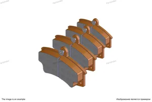 Колодки тормозные передние 115/140/155л.с. BESSER — BES 3906 1A Т206664 — BES 3906 1A Т206664