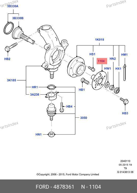 Ступица передняя 115 л/с 6C16 1104 BC — FASE FSE 11-724-007 4878361 — FSE 11-724-007 4878361
