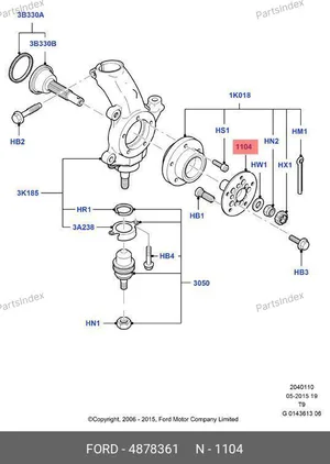 Ступица передняя 115 л/с — FASE FSE 11-724-007 4878361 — FSE 11-724-007 4878361