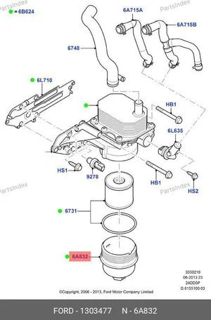 Фильтр Ford Transit 30-141-002 1303477 BSG — 30-141-002 1303477