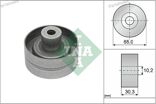 Ролик приводного ремня 155л/с BK3Q 6C344 AC INA — 532091010 1717608 — 532091010 1717608