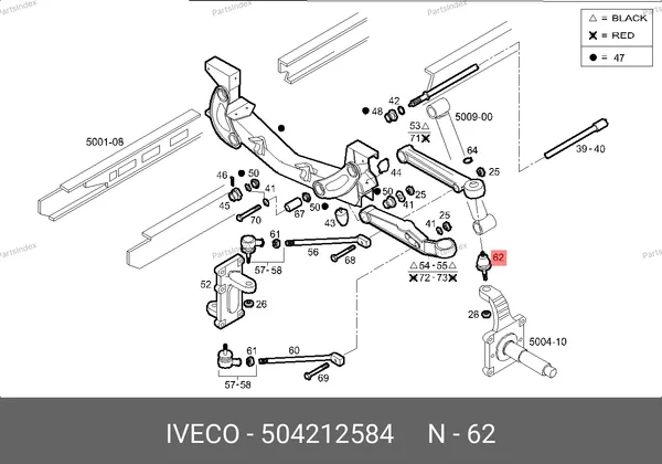 Шаровая опора Daily 06-> 504212584 IVECO — 504212584