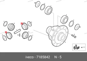 Сателлит дифференциала (малый) 7185842 IVECO — 7185842