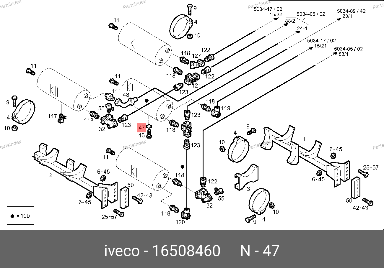 Прокладка сливной пробки 22*27*1,5 — IVECO 16508460 — 16508460