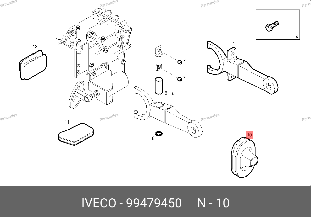 Пыльник вилки сцепления — IVECO 99479450 — 99479450