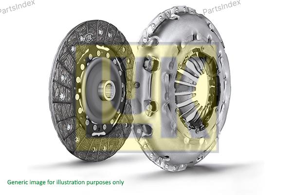 Сцепление передний привод Форд 2-х массовый TT9 ЕВРО 4 8C11 7540 CB — LUK 625306109 1526467 — 625306109 1526467