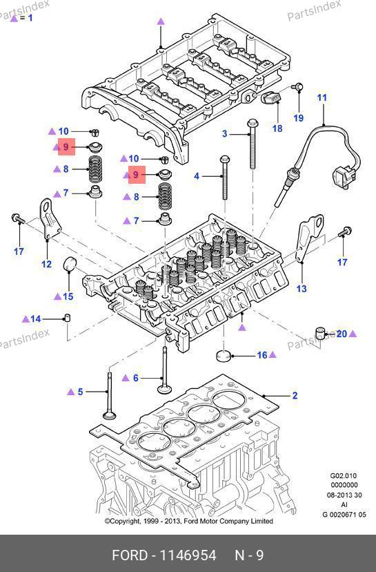 Тарелка клапана Форд/Пежо 2.2-2.4 XS7Q 6514 BA — JMC 1146954 — 1146954