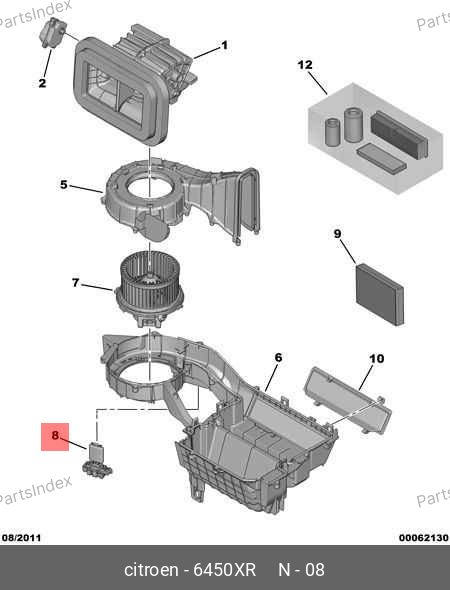 Резистор климатической установки — SAMPART SMP 6450.XR — SMP 6450.XR