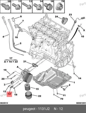 Датчик давления масла — SAMPART SMP 1131.J2 — SMP 1131.J2