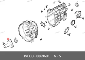 Втулка (направляющая) выжимного подшипника 8869601 IVECO — 8869601