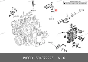 Датчик давления воздуха во впускном коллекторе 504372225 IVECO — 504372225