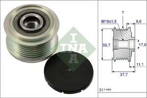 Шкив генератора Transit с 2006 г 115-140-155 /F-556174.01 535012810 FORD — 535012810
