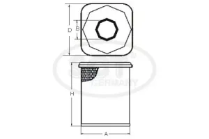 Фильтр воздушный Газель Next /Бизнес 2012- SCT ГАЗ SB2265 SKТ — SB2265