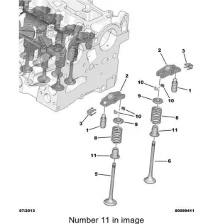 Маслосъемный колпачок Traveller 4 2.0 0956.63 PEUGEOT — 0956.63