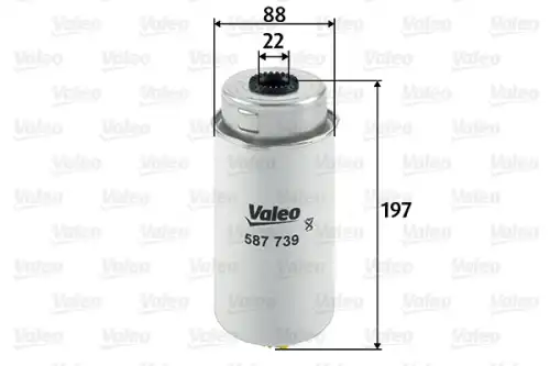 Фильтр топливный Ford Transit 115-140 л.с. VALEO — 587739
