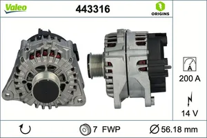 Генератор 290 кузов 200 А/5802407298 Ducato 443316 FIAT — 443316