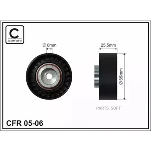 Ролик натяжной Peugeot Boxer 0506 CAFFARO — 0506