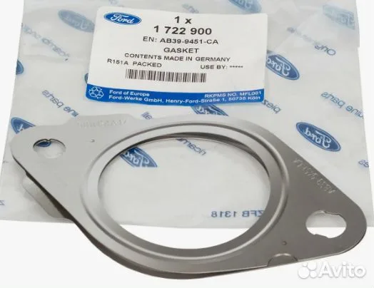 Прокладка клапана ЕГР между ЕГР и Теплаабменником Евро Peugeot Boxer 5 1763294 FORD — 1763294