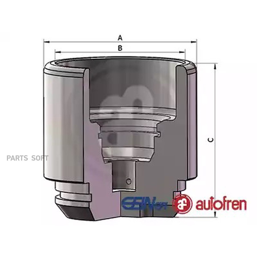 Поршень суппорта заднего TR 14 D025691 SEINSA AUTOFREN — D025691