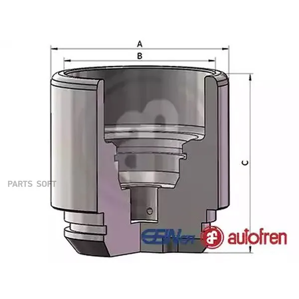 Поршень суппорта заднего Ford Transit TR 14 D025691 SEINSA AUTOFREN — D025691