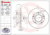 Диск тормозной задний TR 14 (R 15 передний привод) D 308 мм 2040064 BREMBO — 08C24120
