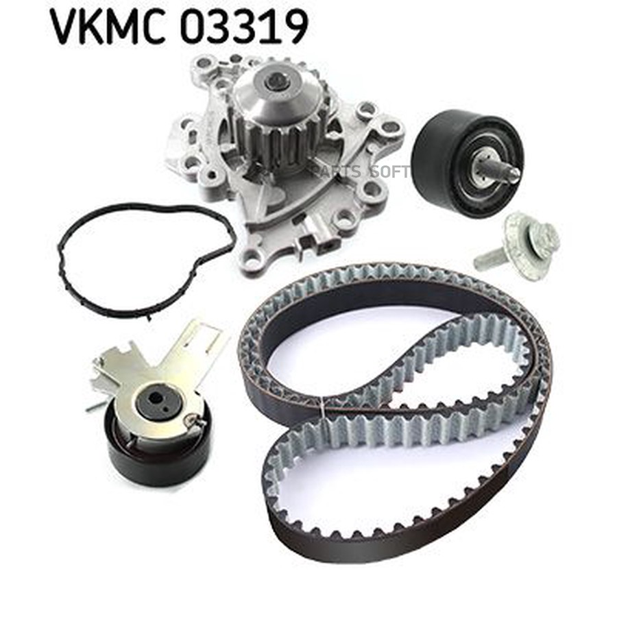 Комплект ГРМ с водяным насосом PSA 1,5 BlueHDi 18-. 1.5 TDCi EcoBlue VKMC03319 FORD — vkmc03319
