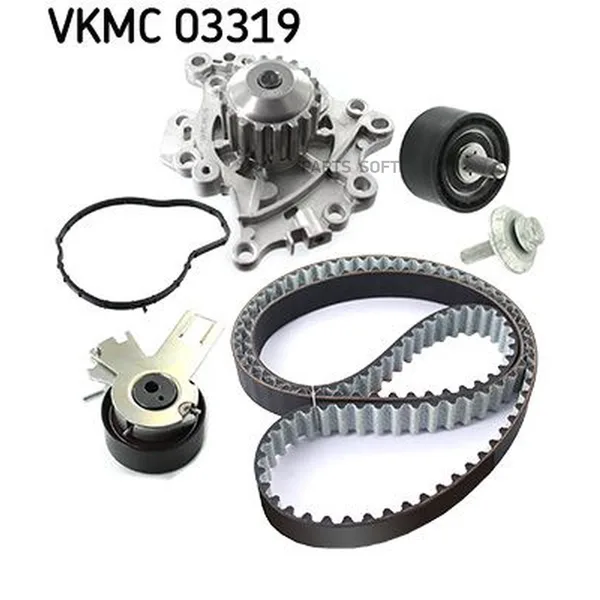 Комплект ГРМ с водяным насосом PSA 1,5 BlueHDi 18-. 1.5 TDCi EcoBlue VKMC03319 FORD — vkmc03319