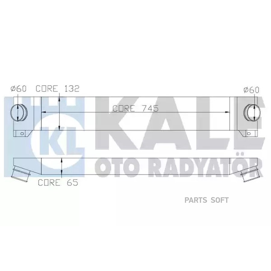 Интеркулер Peugeot /KALE 0384k1 — 343210