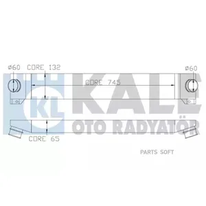 Интеркулер Peugeot /KALE 0384k1 — 343210