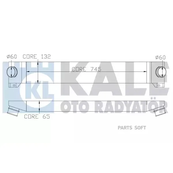 Интеркулер Peugeot /KALE 0384k1 — 343210