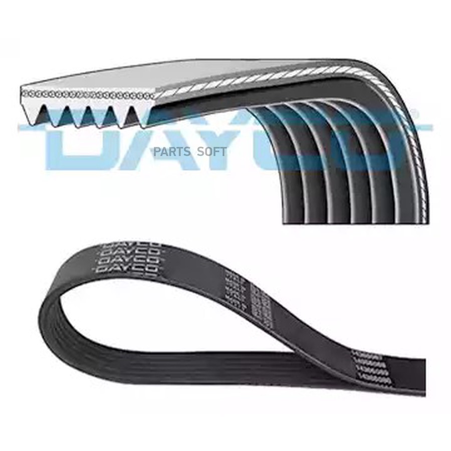 Ремень привода генератора поликлиновой Peugeot dayco без кондера 1606349280 — 6PK873EE