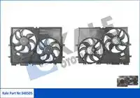Вентиляторы радиатора в сборе Peugeot\Fiat 250-290 KALE 348495 — 348505