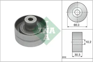 Ролик промежуточный обводной 155 Ford INA 1717608 — 532091010